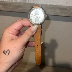 Fossil watch - worn once Worn Once FOSSIL Silver Dial Stainless Steel Watch PR-5369  main image 2